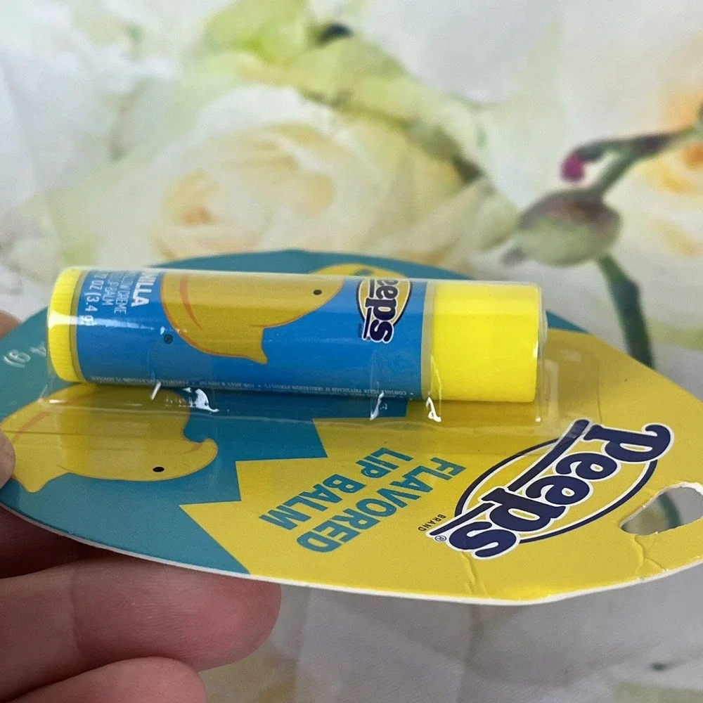 Peeps Vanilla Marshmallow Creme Flavor Lip Balm Chapstick NEW Sealed Easter 2021
